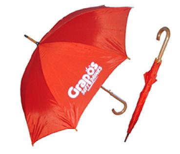 Grapos Regenschirm rot